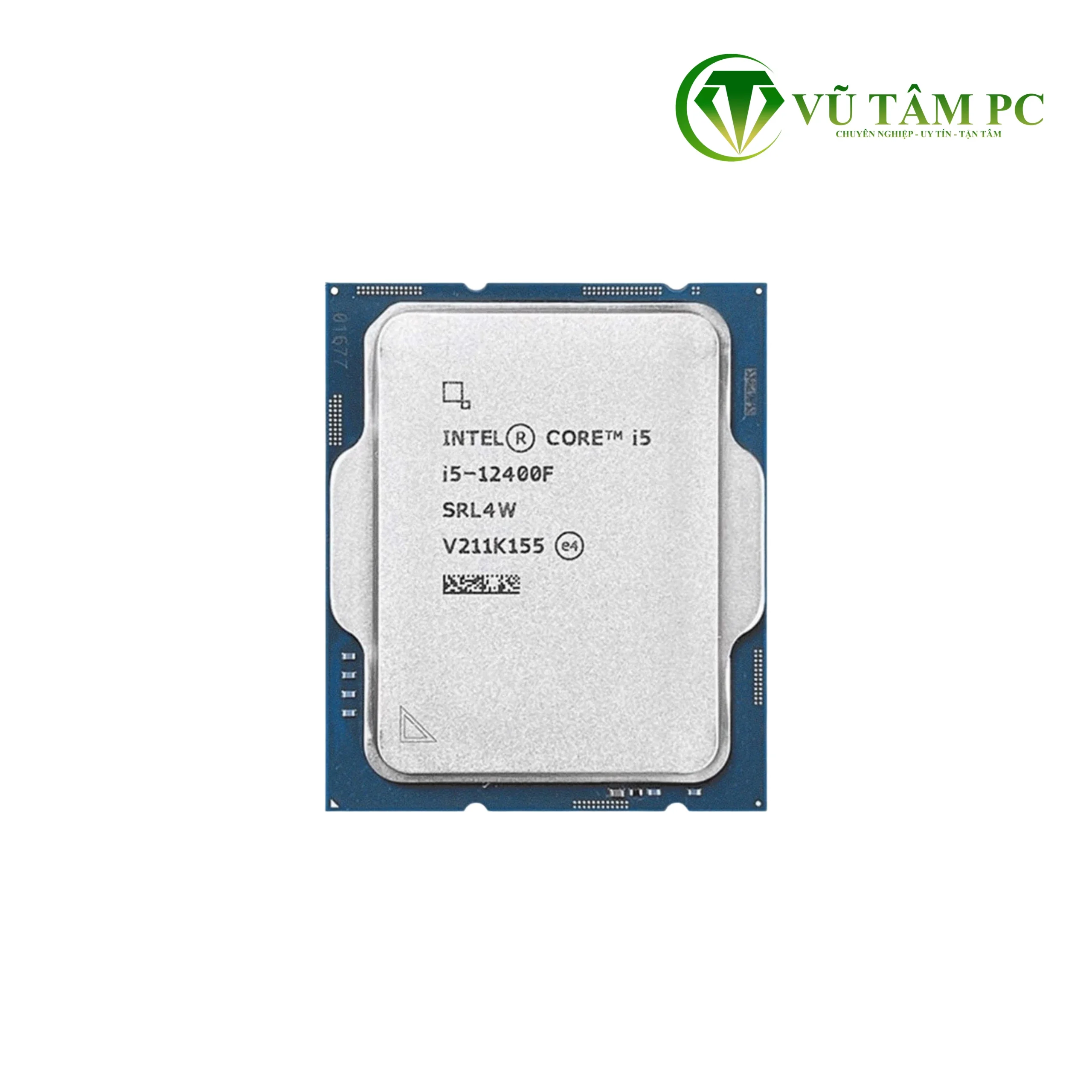 CPU Intel Core i5-12400F / Turbo up to 4.4GHz / 6 Nhân 12 Luồng / 18MB / LGA 1700