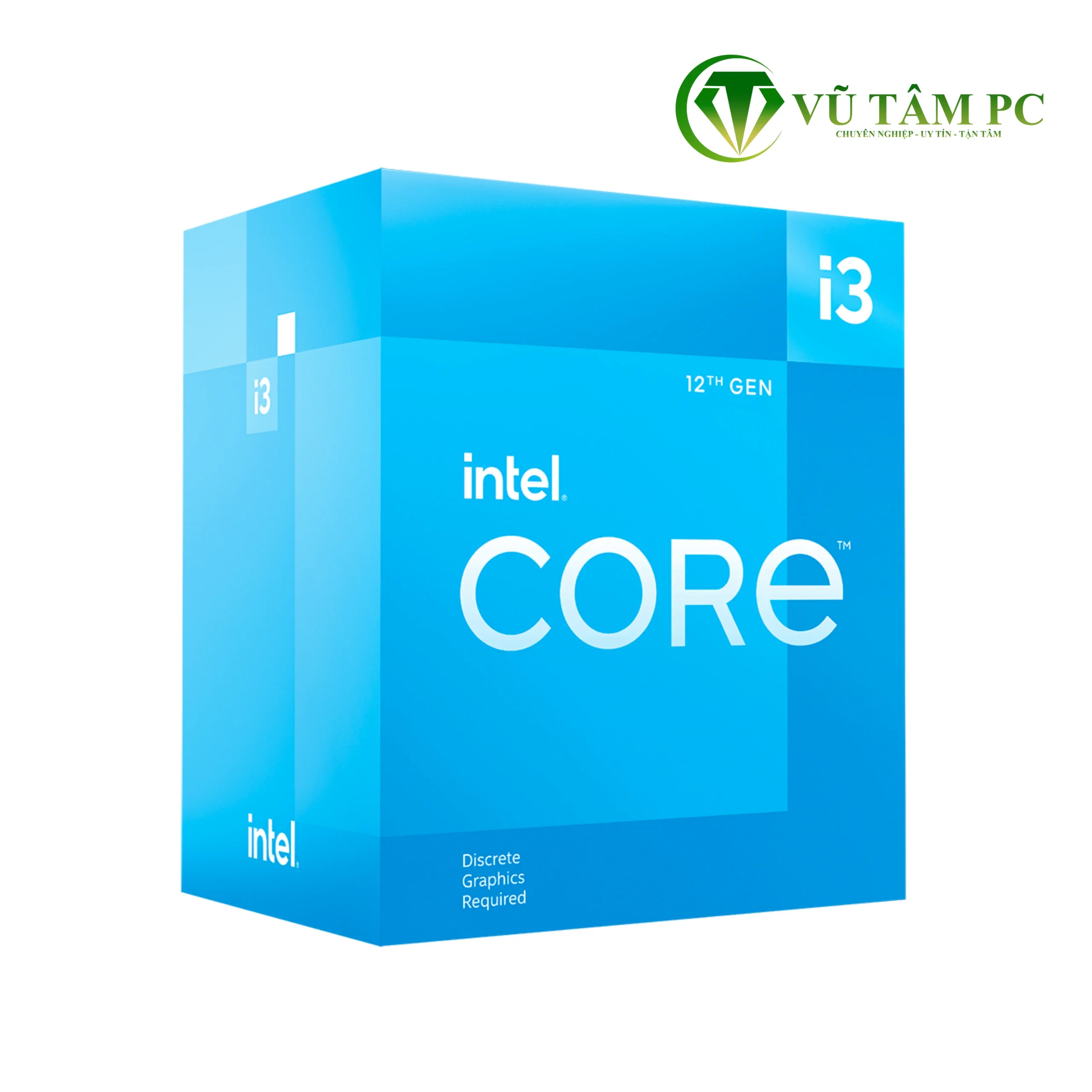 CPU Intel Core i3-12100F / Turbo up to 4.3GHz / 4 Nhân 8 Luồng / 12MB / LGA 1700