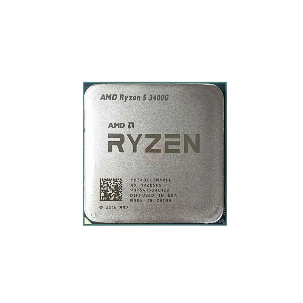 CPU AMD Ryzen 5 3400G / Turbo up to 4.2GHz / 4 Nhân 8 Luồng / 4MB / AM4