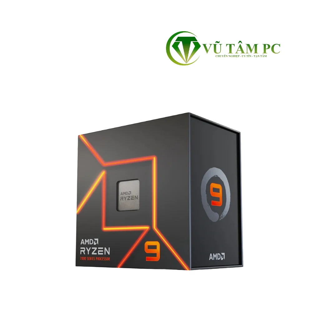 CPU AMD Ryzen 9 7900X / Turbo up to 5.6 GHz / 12 Nhân 24 Luồng / 64MB / AM5