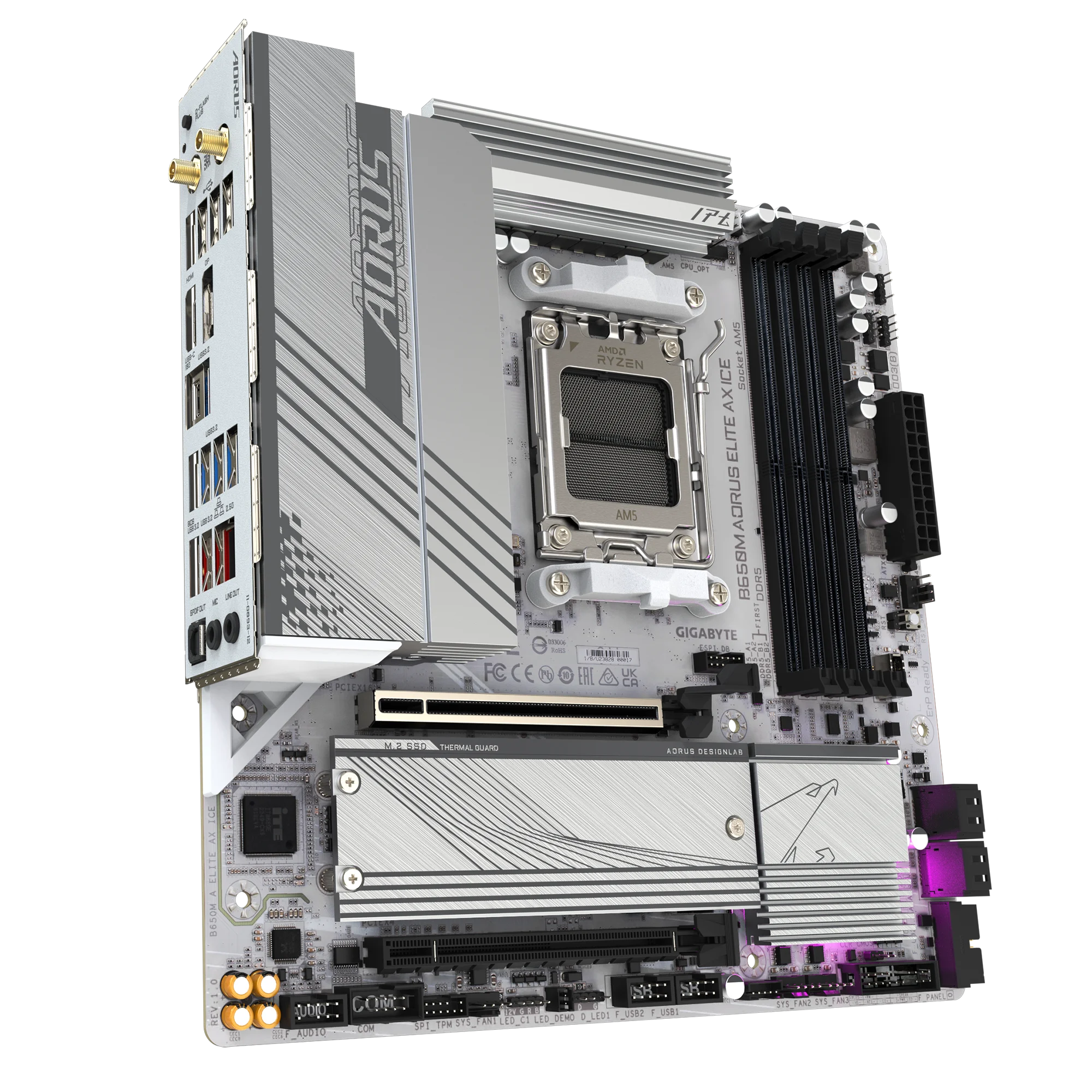 Mainboard GIGABYTE B650M AORUS ELITE AX ICE