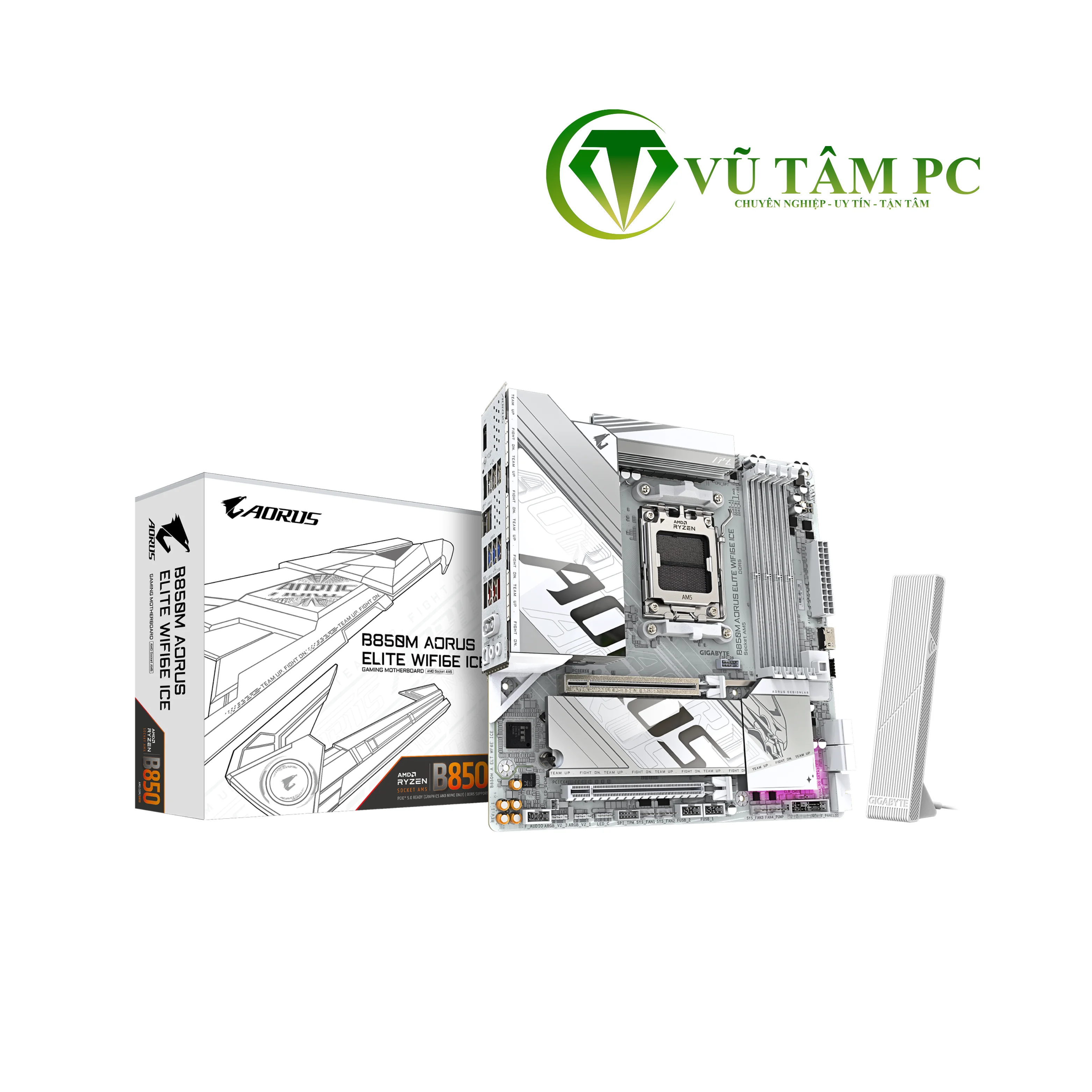 Mainboard GIGABYTE B850M AORUS ELITE ICE WIFI 6E
