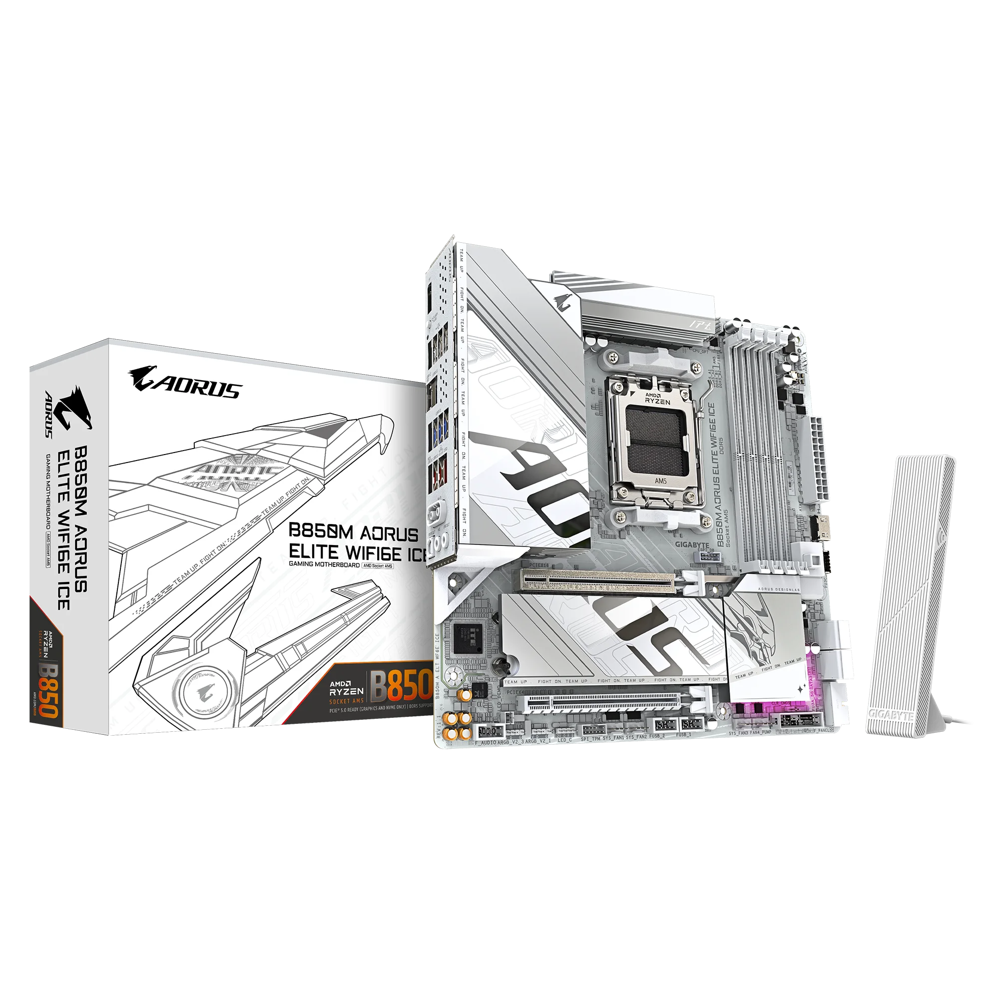 Mainboard GIGABYTE B850M AORUS ELITE ICE WIFI 6E