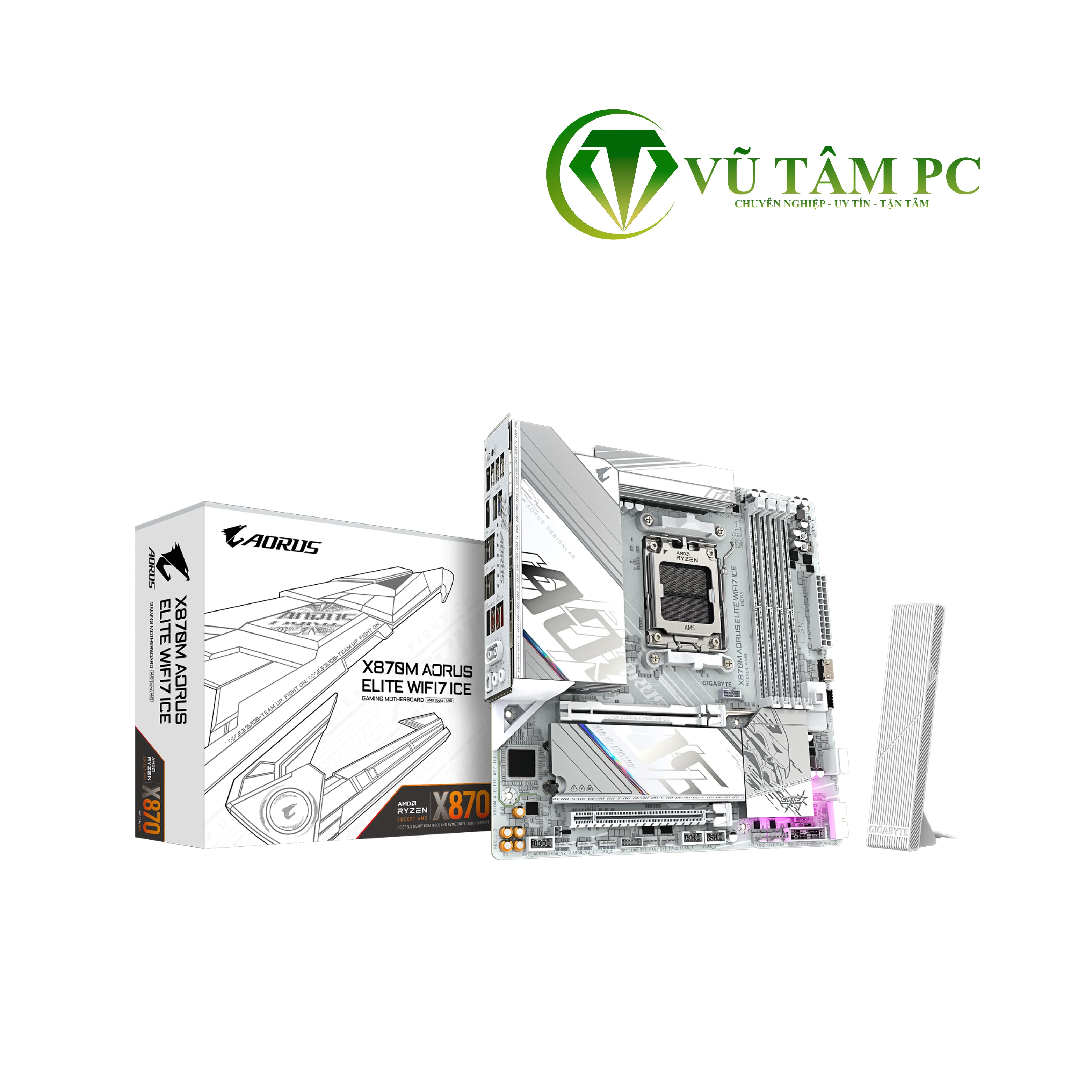 Mainboard GIGABYTE X870M AORUS ELITE WIFI 7 ICE