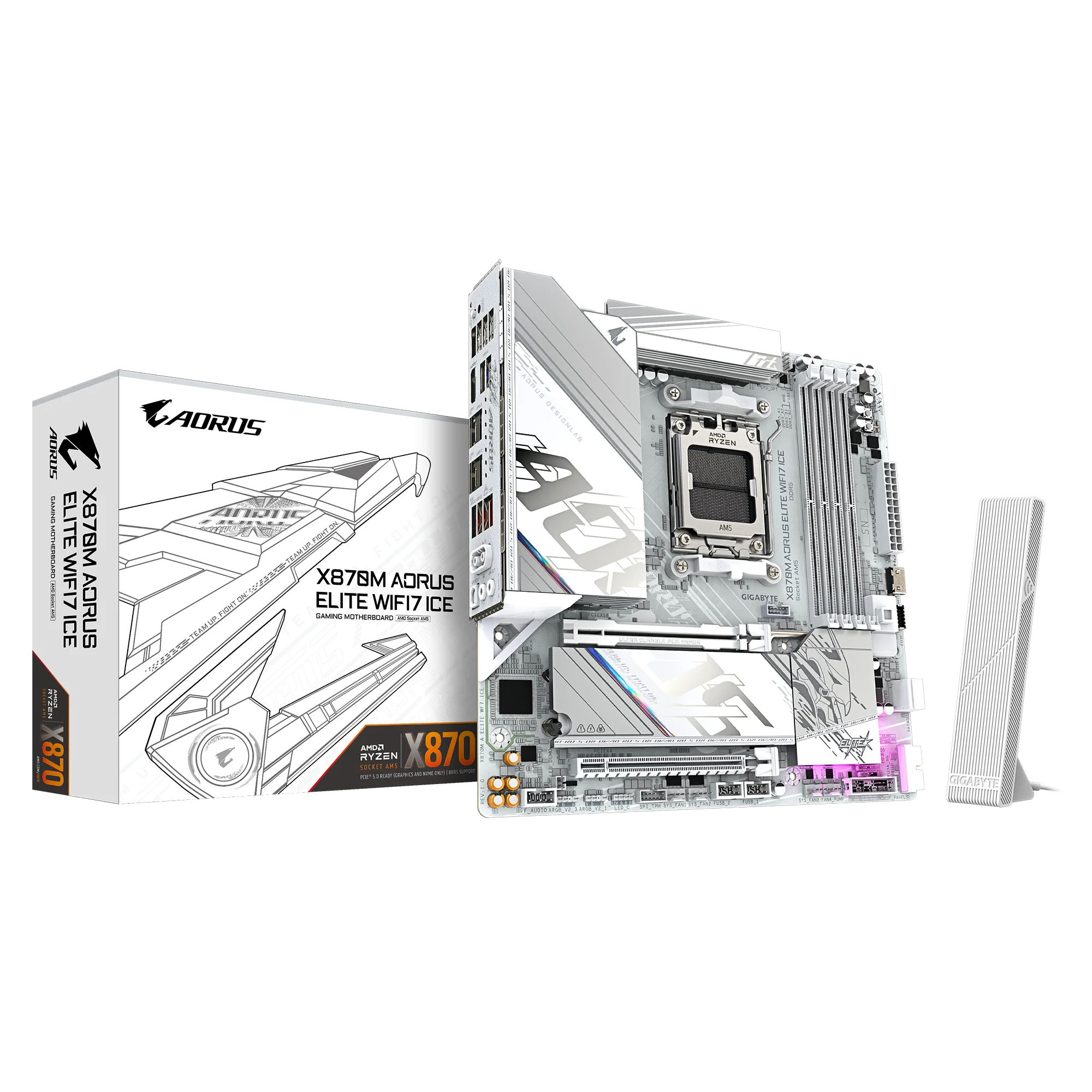 Mainboard GIGABYTE X870M AORUS ELITE WIFI 7 ICE