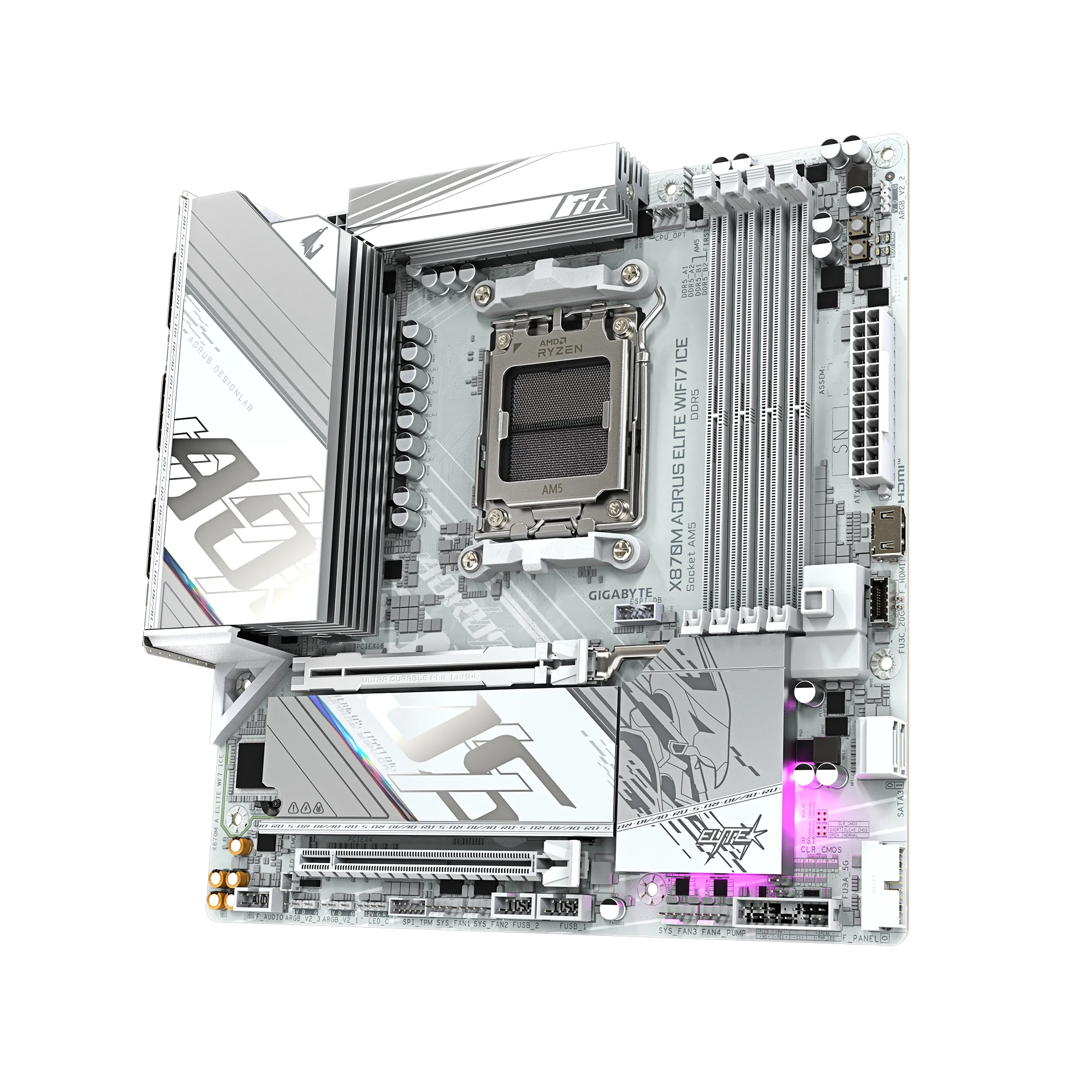 Mainboard GIGABYTE X870M AORUS ELITE WIFI 7 ICE