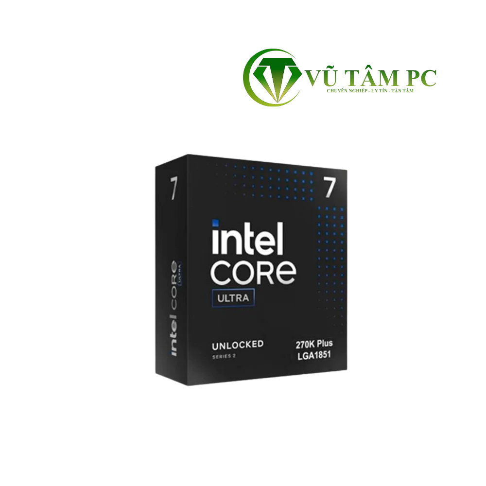 CPU Core Ultra 7 270K Plus/ Turbo up to 5.5GHz / 24 Nhân 24 Luồng / 36MB / LGA 1851