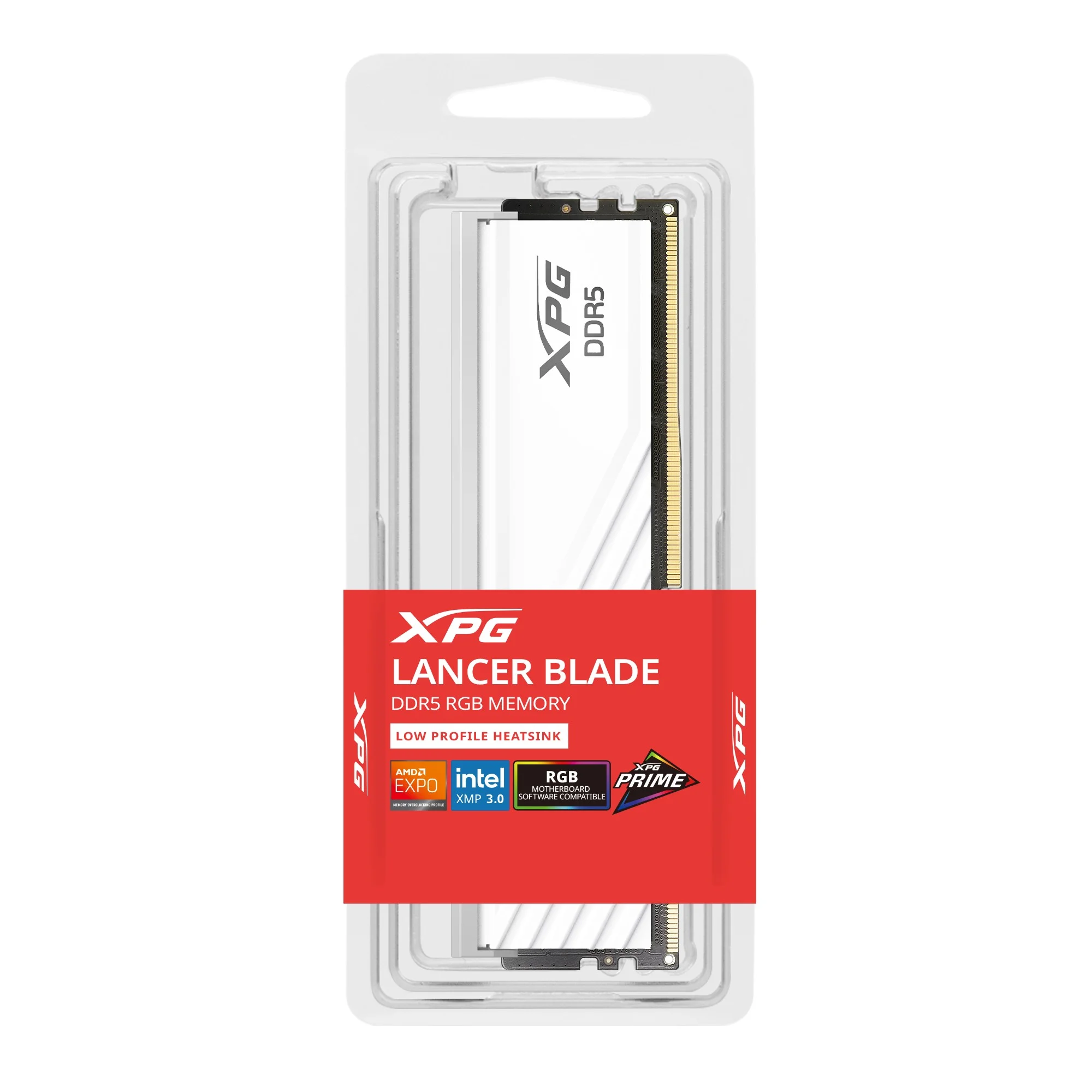 RAM PC ADATA LANCER RGB 16GB DDR5 5600MHZ WHITE