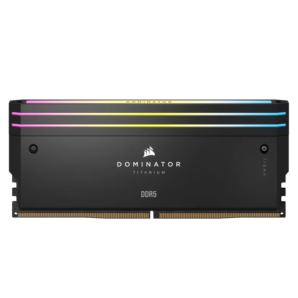 RAM PC CORSAIR DOMINATOR TITANIUM RGB 32GB (2x16GB) DDR5 6600MHz BLACK
