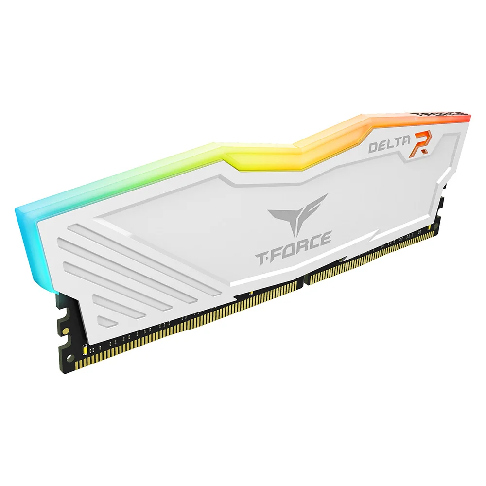 RAM PC TEAM GROUP DELTA RGB 32GB(16GBx2) 3200MHZ WHITE