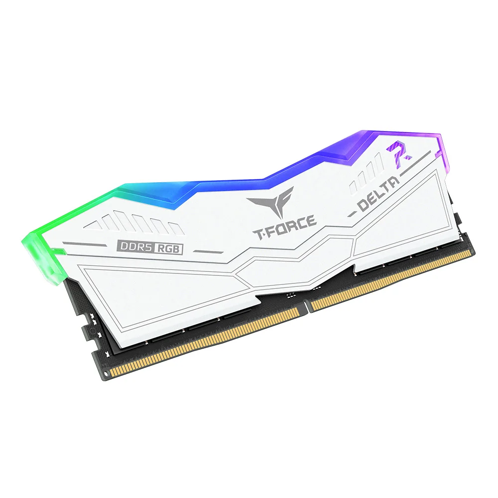 RAM PC TEAM GROUP T-FORCE DELTA RGB 16GB DDR5 6000MHZ WHITE
