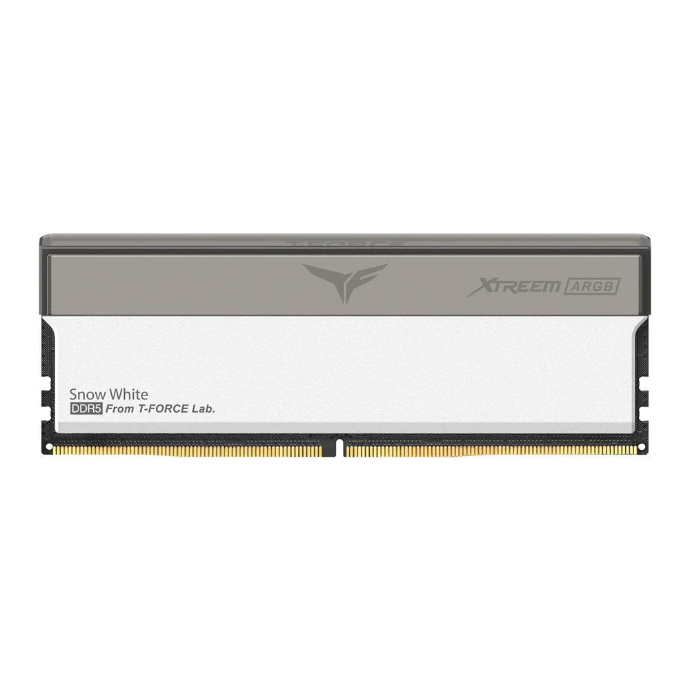 RAM PC TEAM GROUP T-FORCE EXTREEM ARGB 32GB(16GBx2) DDR5 6400MHZ WHITE