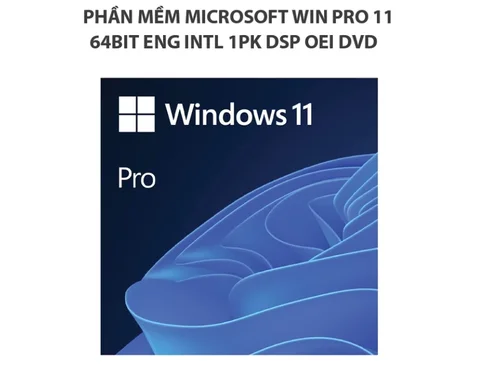 Phần mềm Microsoft Windows Pro 11 64BIT ENG INTL 1PK DSP OEI DVD
