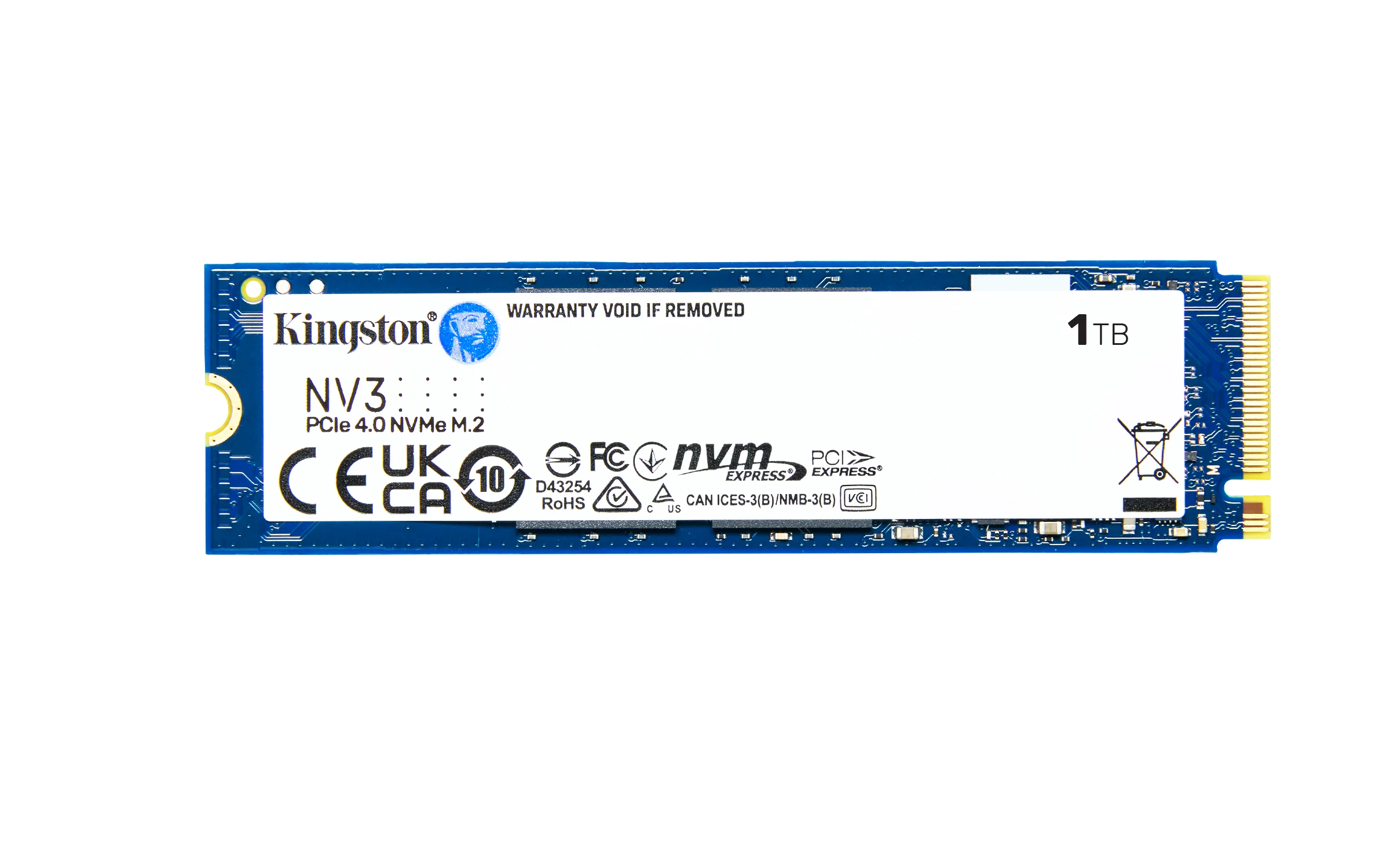 Ổ cứng SSD Kingston NV3 1TB M.2 NVMe PCIe Gen 4.0 x4