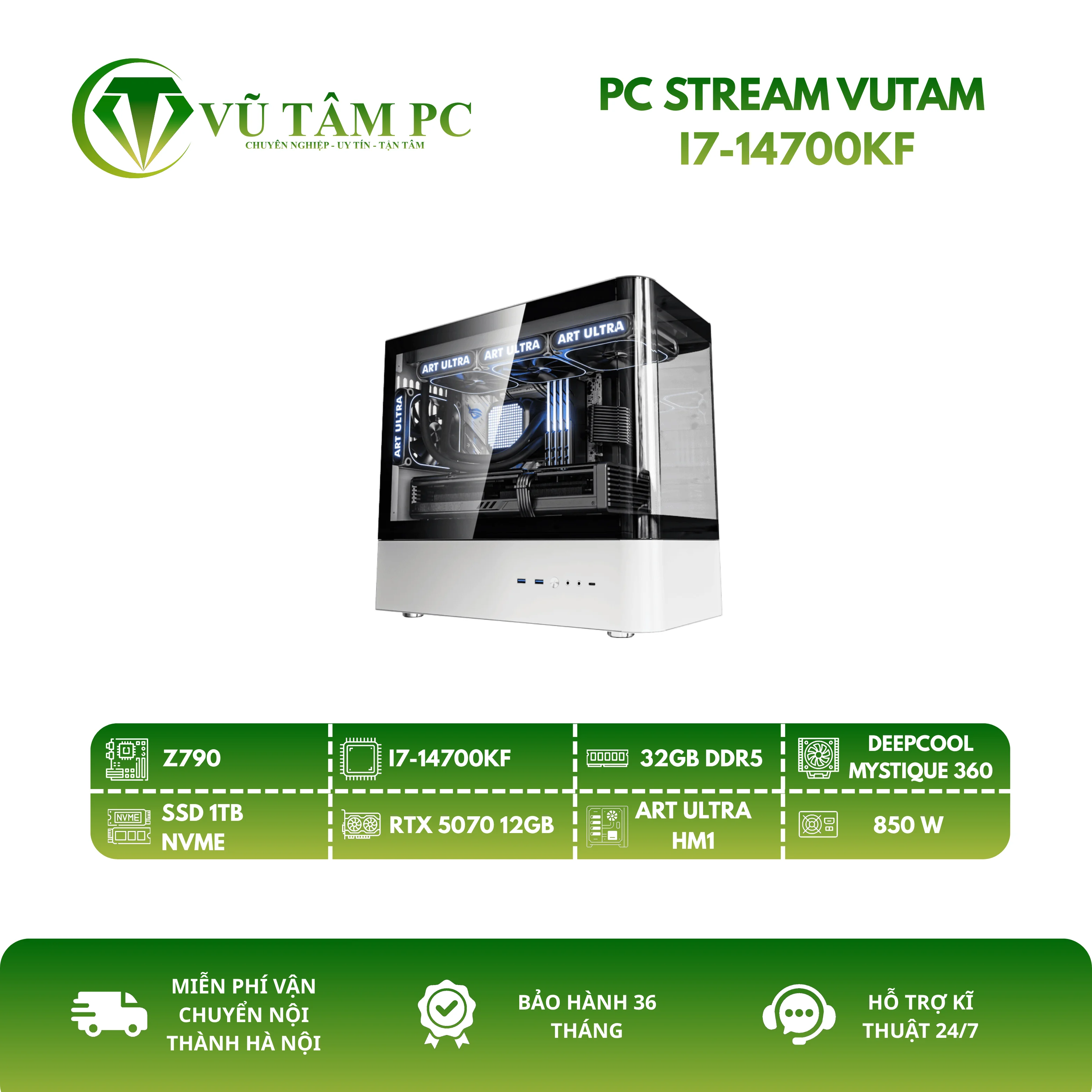 PC STREAM VUTAM I7 14700KF