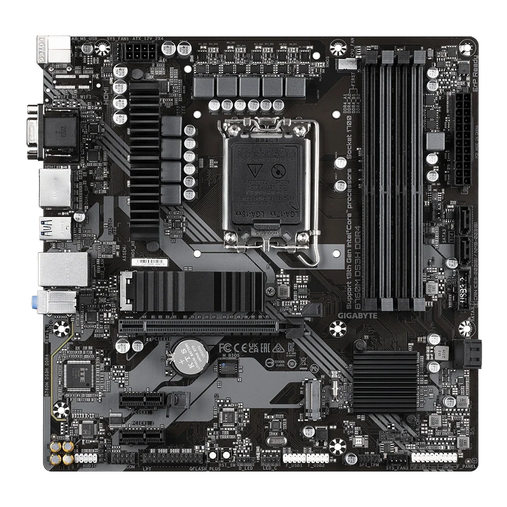 GIGABYTE B760M DS3H DDR4