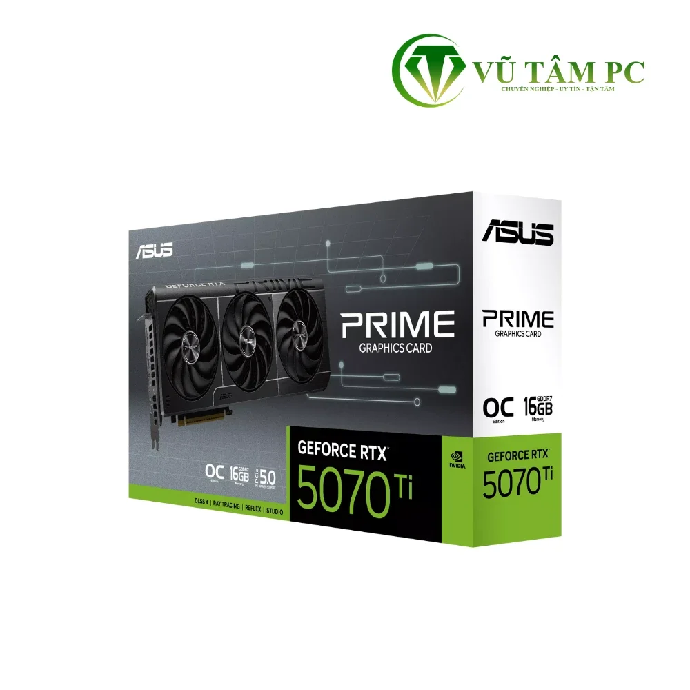 VGA Asus Prime RTX 5070 Ti 16GB GDDR7