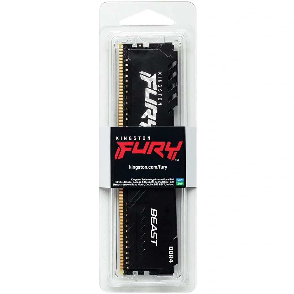 RAM PC Kingston FURY Beast 8GB (1x8GB) DDR4 3200Mhz