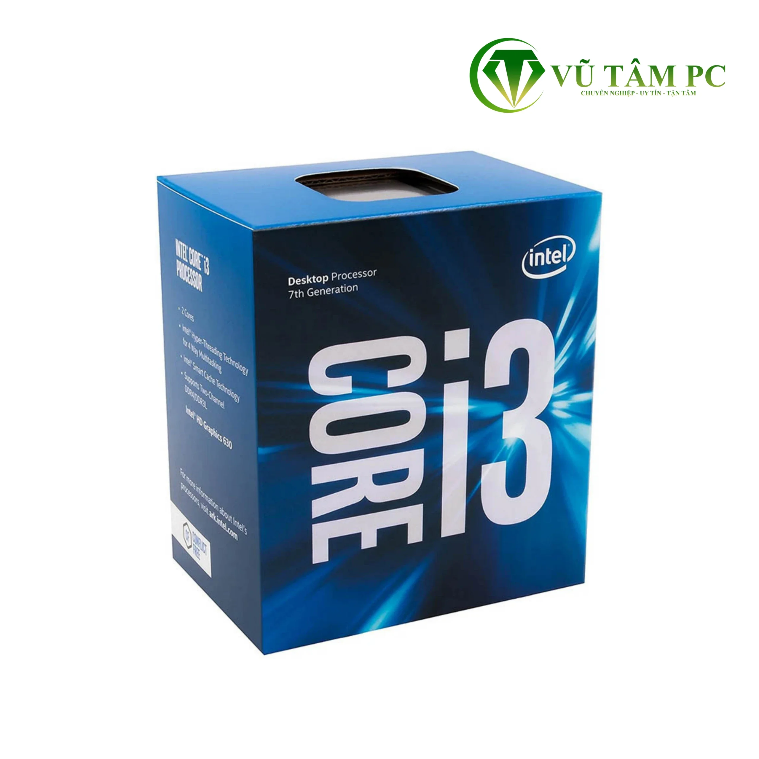 CPU Intel Core i3-7100 / Clock 3.9GHz / 2 Nhân 4 Luồng / 3MB / LGA 1151