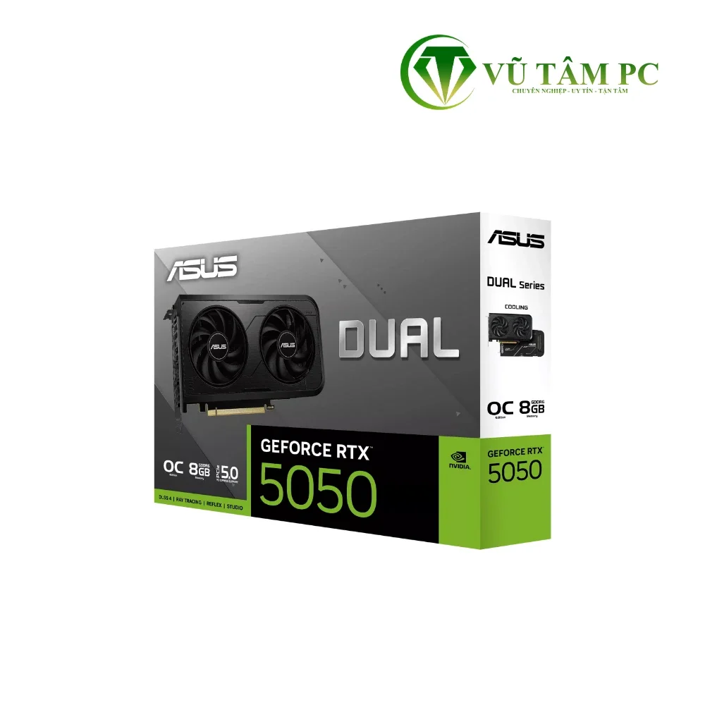 VGA ASUS Dual GeForce RTX 5050 8GB GDDR6 OC