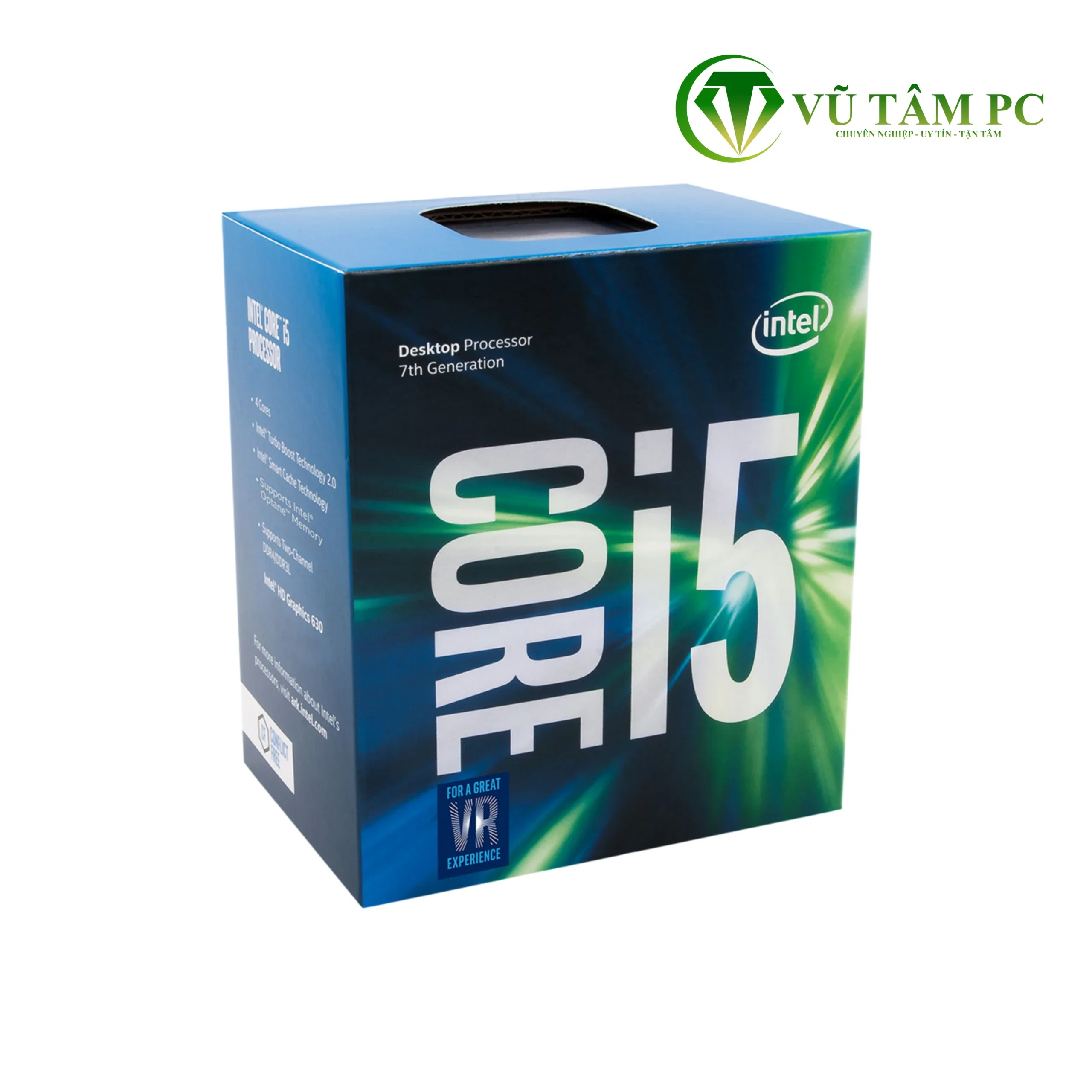 CPU Intel Core i5-7500 / Turbo up to 3.8GHz / 4 Nhân 4 Luồng / 6MB / LGA 1151