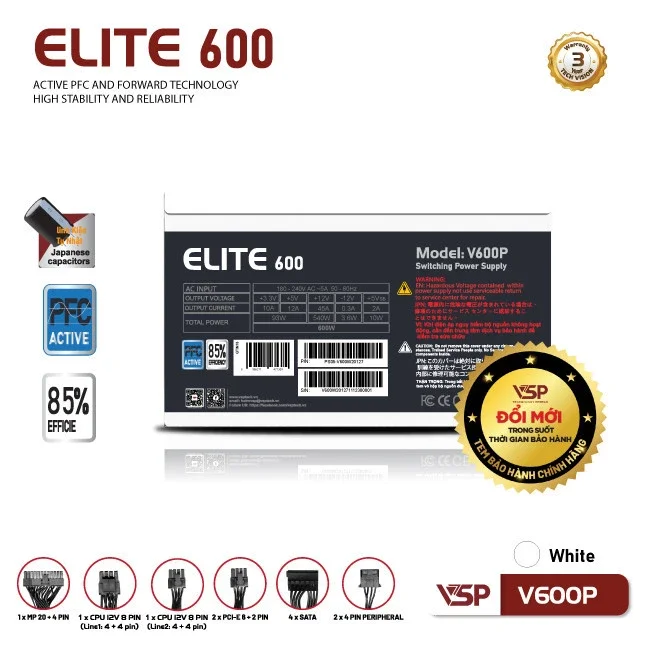 VSP Elite V600P White