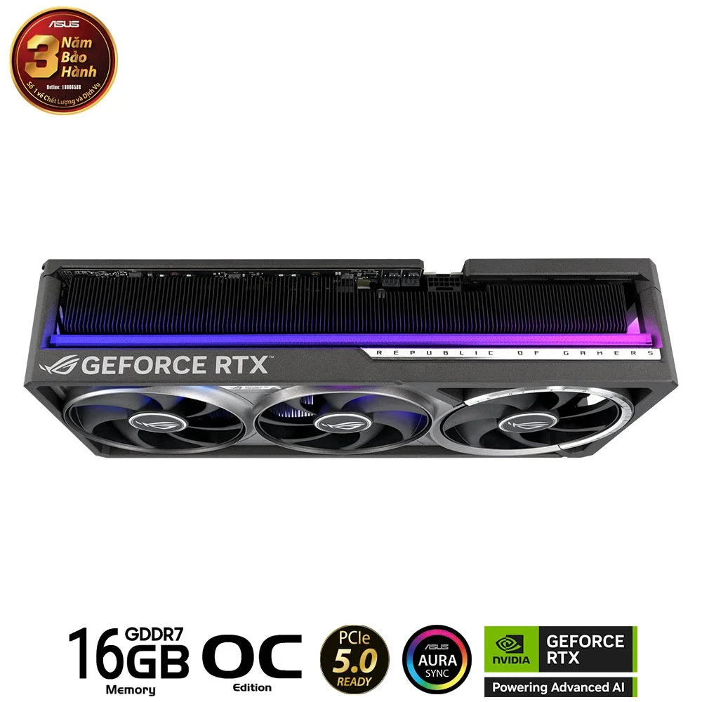 VGA ASUS ROG Astral RTX 5080 16GB GDDR7 OC