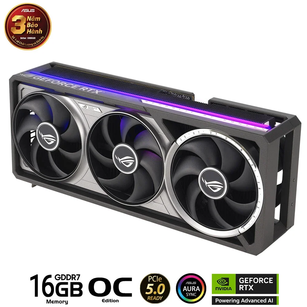 VGA ASUS ROG Astral RTX 5080 16GB GDDR7 OC
