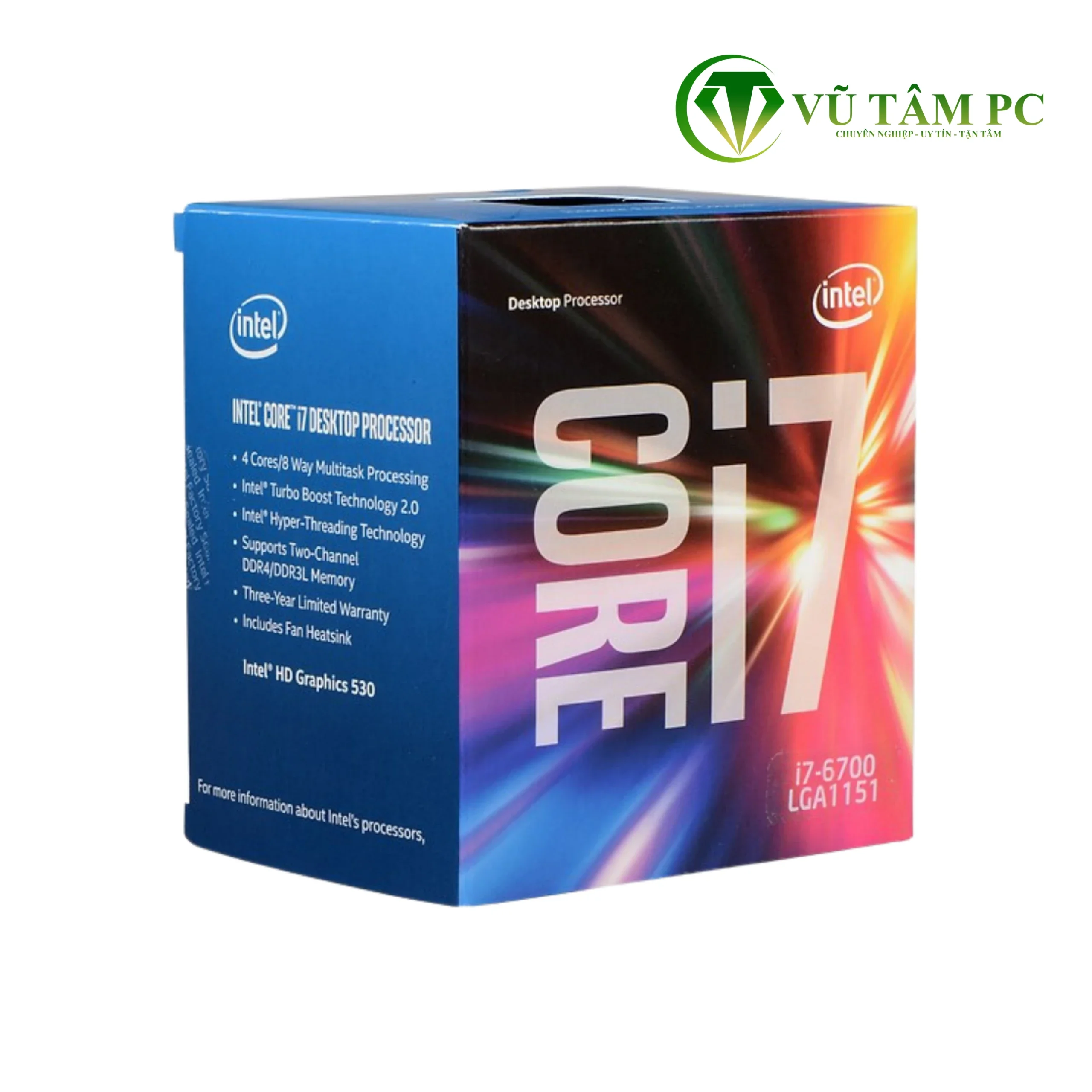 CPU Intel Core i7-6700 / Turbo up to 4.0GHz / 4 Nhân 8 Luồng / 8MB / LGA 1151