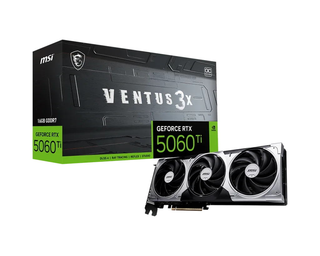 VGA MSI RTX 5060 Ti 16GB VENTUS 3X OC GDDR7