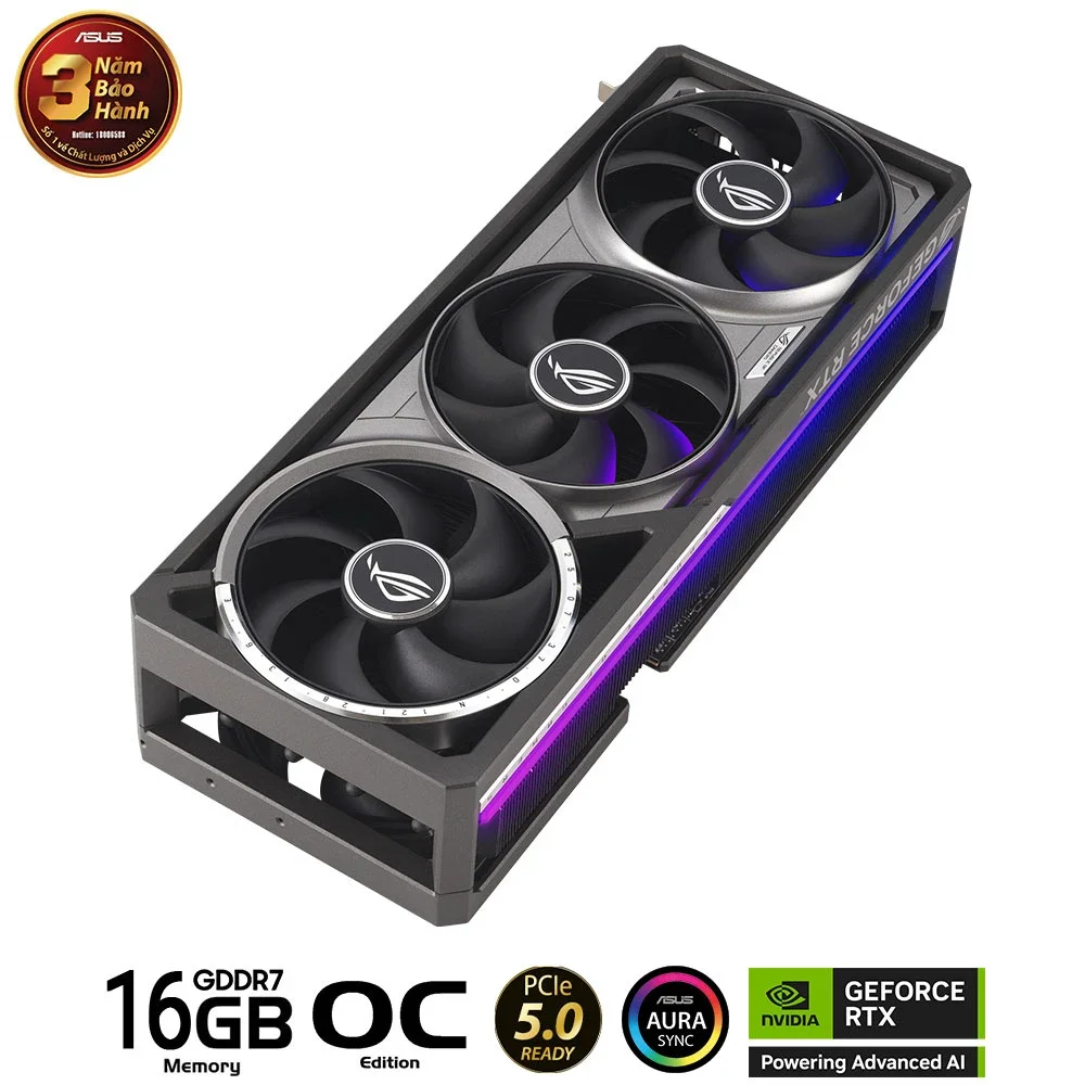 VGA ASUS ROG Astral RTX 5080 16GB GDDR7 OC
