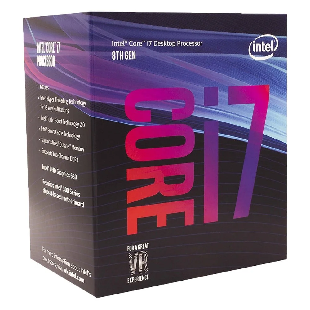 CPU Intel Core i7 8700 (4.60GHz, 12M, 6 Cores 12 Threads) Tray