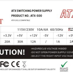 Nguồn máy tính ORIENT 500W