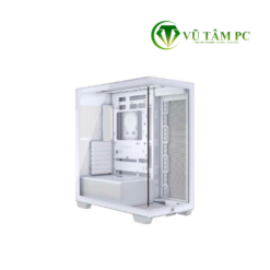 Vỏ Case Corsair 3500X Tempered Glass White