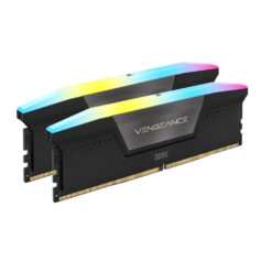 RAM PC CORSAIR VENGEANCE RGB 64GB (2x32GB) DDR5 6000Mhz (CMH64GX5M2D6000C40)