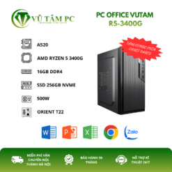 PC OFFICE VUTAM R5-3400G (Ryzen 5 3400G/A520/16GB RAM/256GB SSD)